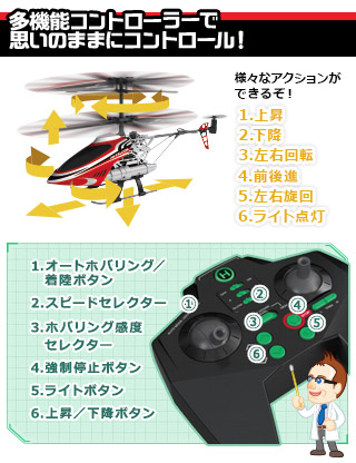 赤外線ヘリコプター AH（オートホバリング）- ファルコン｜商品情報
